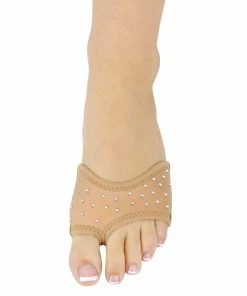 Danshuz Neoprene Half Sole Shoe Solid Colors With Rhinestones