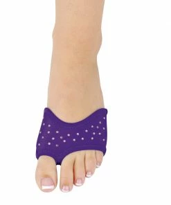 Danshuz Neoprene Half Sole Shoe Solid Colors With Rhinestones