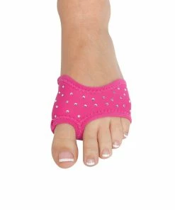 Danshuz Neoprene Half Sole Shoe Solid Colors With Rhinestones