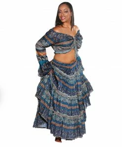 Miss Belly Dance Belly Dance Skirt & Top Costume Set | MELI DU CHANT BELLY DANCE COSTUMES