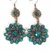 Miss Belly Dance Belly Dance Flower Stone Earrings | FLOR DOBLE