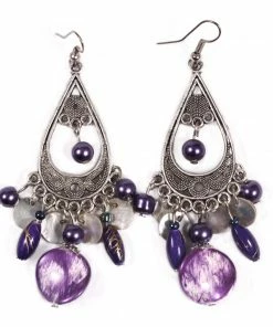 Miss Belly Dance Belly Dance Color Stone Earrings | PAISLEY TEARS