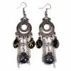 Miss Belly Dance Belly Dance Circular Chain & Stone Earrings | QINXO GEMS