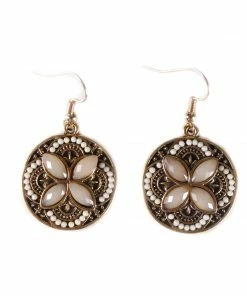 Miss Belly Dance Belly Dance Flower Stoned Earrings | SUN STONE