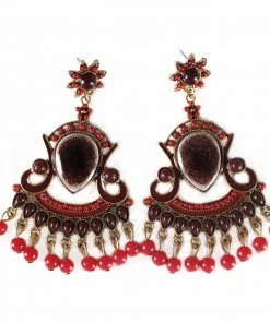 Miss Belly Dance Belly Dance Beaded Earrings | CROWNED DAME
