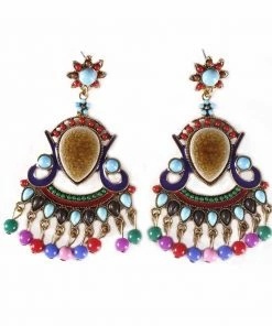 Miss Belly Dance Belly Dance Beaded Earrings | CROWNED DAME