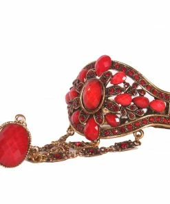 MissBellyDance JEWELRY & ACCESSORIES Belly Dance Stoned Hand Bracelet