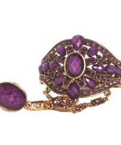 MissBellyDance JEWELRY & ACCESSORIES Belly Dance Stoned Hand Bracelet