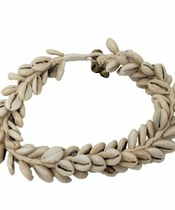 Miss Belly Dance 15" Cowry Shell Hair Tie With Bells Necklaces