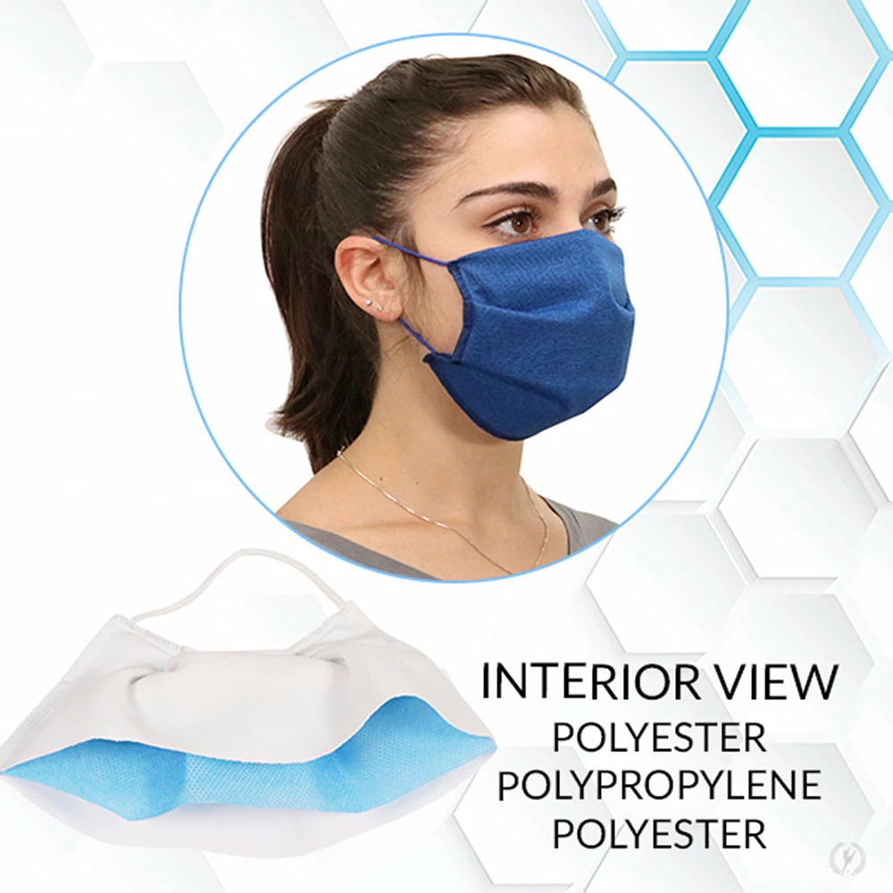 EUROTARD 3-PLY ANTIMICROBIAL FACE MASK , PPE Headwear 2 EUROTARD 3-PLY ANTIMICROBIAL FACE MASK , PPE Headwear