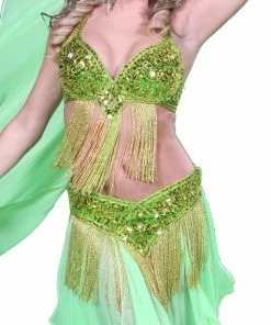 Miss Belly Dance BELLY DANCE COSTUMES Belly Dance Professional Bra & Belt Costume Set