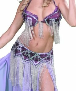 Miss Belly Dance Belly Dance Professional Bra & Belt Costume Set |