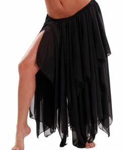 Miss Belly Dance Plus Size 13 Panel Chiffon Skirt BOTTOMS