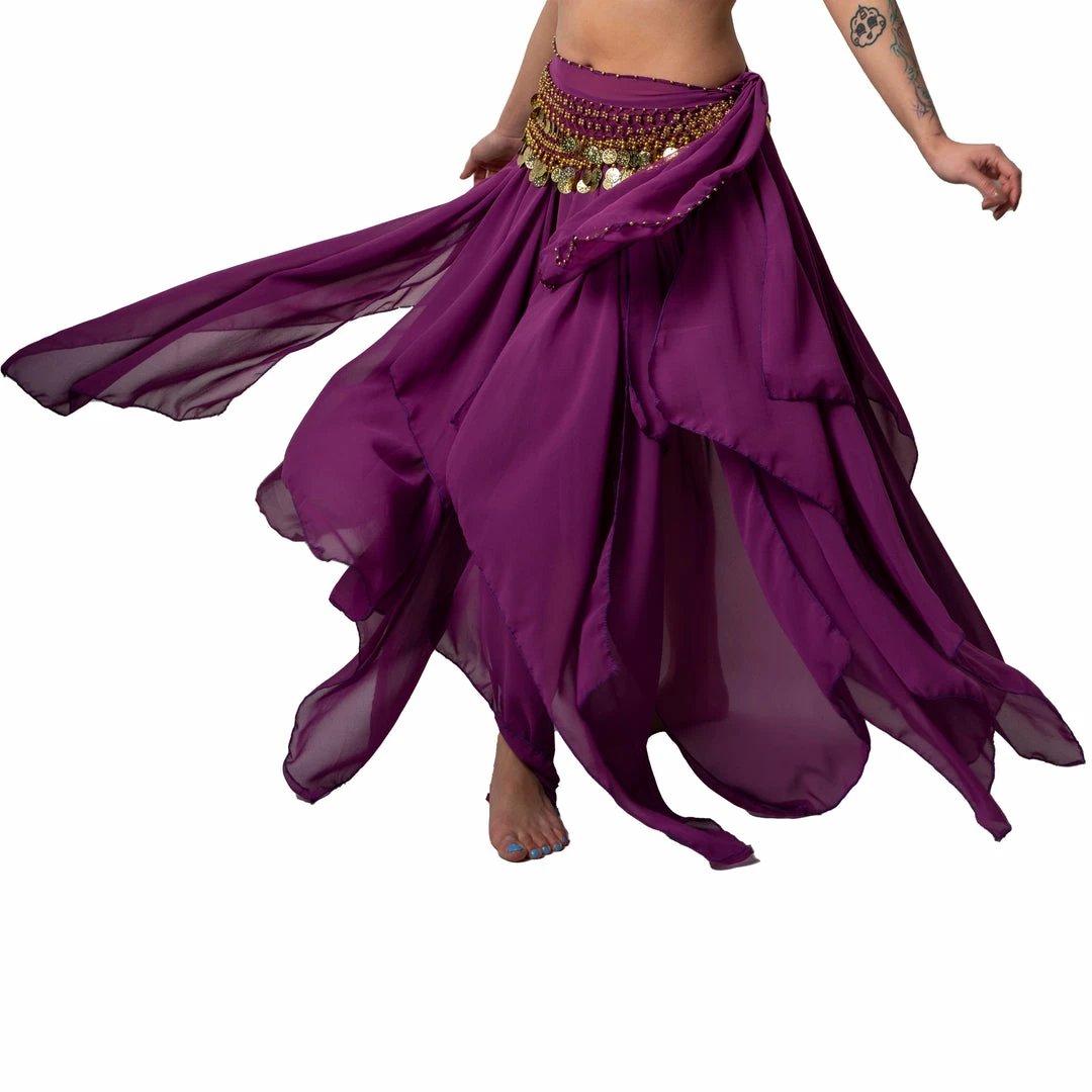 Miss Belly Dance BOTTOMS Belly Dance 13 Panel Chiffon Skirt 24 Miss Belly Dance BOTTOMS Belly Dance 13 Panel Chiffon Skirt