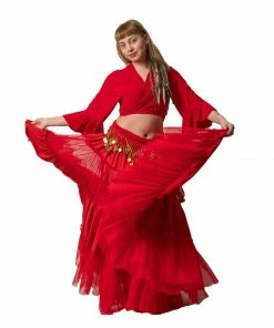 Miss Belly Dance Belly Dance 25 Yard Cotton Tulle Skirt BOTTOMS
