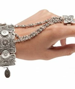 Miss Belly Dance Belly Dance Tribal Handflower- Slave Bracelet