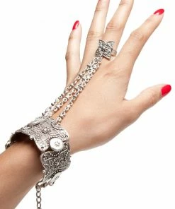 Miss Belly Dance Belly Dance Tribal Handflower- Slave Bracelet
