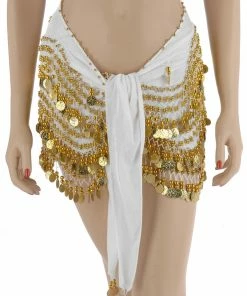 Miss Belly Dance Belly Dance Velvet Wavy Design Hip Scarf | LAYERED LEBNANIYA