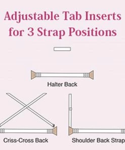 MissBellyDance Belly Dance Bras Body Wrappers 274 Womens' Under Wraps Padded Convertible Halter/Tank Bra