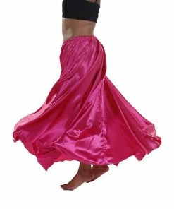 Miss Belly Dance BOTTOMS Belly Dance 10-Yards Satin Full Skirt |