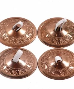Miss Belly Dance Belly Dance 2 1/4 Detailed Copper Zills | SAGAT LS
