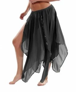 Miss Belly Dance Belly Dance 4 Panel Chiffon Skirt BOTTOMS