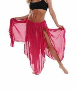 Miss Belly Dance Belly Dance 4 Panel Chiffon Skirt BOTTOMS