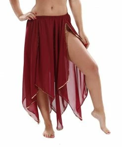 Miss Belly Dance Belly Dance 4 Panel Chiffon Skirt BOTTOMS