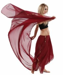 Miss Belly Dance Belly Dance 4 Panel Skirt & Veil Costume Set | AMANI