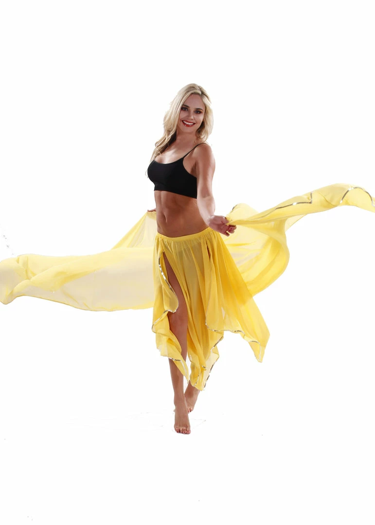 Miss Belly Dance Belly Dance 4 Panel Skirt & Veil Costume Set | AMANI 4 Miss Belly Dance Belly Dance 4 Panel Skirt & Veil Costume Set | AMANI