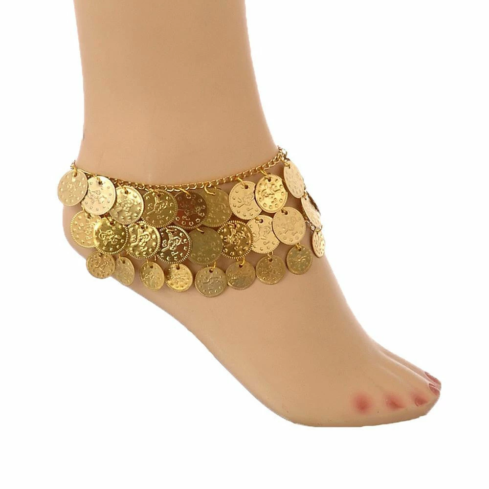 Miss Belly Dance Belly Dance Anklet With Coins 1 Miss Belly Dance Belly Dance Anklet With Coins
