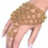 Miss Belly Dance JEWELRY & ACCESSORIES Belly Dance Beaded Hand Flower Bracelet | FLEURS DOS MANOS