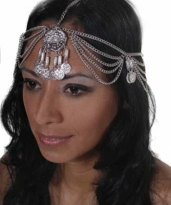 Miss Belly Dance Headwear Belly Dance Chain Head Piece With Coins | REEMA