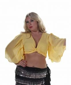MissBellyDance TOPS Belly Dance Chiffon Choli Top | PERA PASTEL