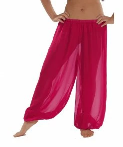 Miss Belly Dance Belly Dance Chiffon Harem Pants | SHEER SHADOW