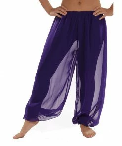 Miss Belly Dance Belly Dance Chiffon Harem Pants | SHEER SHADOW