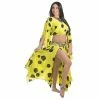 Miss Belly Dance BELLY DANCE COSTUMES Belly Dance Chiffon Polka Dot Skirt, Top, & Coined Belt | SPRITE