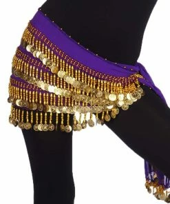 Miss Belly Dance Belly Dance Chiffon Rectangular 4 Straight Rows Teardrop Hip Scarf | BELADI BOTTOMS 6 Miss Belly Dance Belly Dance Chiffon Rectangular 4 Straight Rows Teardrop Hip Scarf | BELADI BOTTOMS