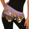 Miss Belly Dance Belly Dance Chiffon Training Model Hip Scarf | SERENE SUNSET BOTTOMS