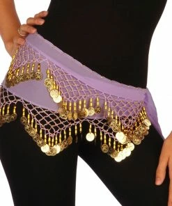 Miss Belly Dance Belly Dance Chiffon Training Model Hip Scarf | SERENE SUNSET BOTTOMS