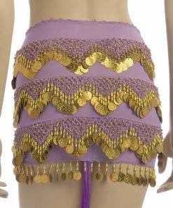 Miss Belly Dance Belly Dance Chiffon Triangular Pattern Hip Scarf | WINDING WINDS BOTTOMS