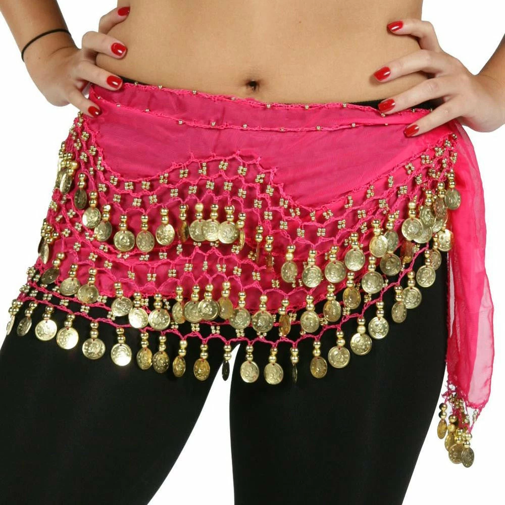 Miss Belly Dance Belly Dance Chiffon Wavy Design Training Hip Scarf | RAVISING 2 Miss Belly Dance Belly Dance Chiffon Wavy Design Training Hip Scarf | RAVISING