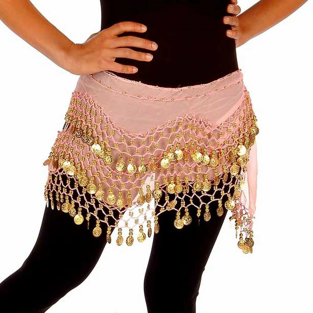 Miss Belly Dance Belly Dance Chiffon Wavy Design Training Hip Scarf | RAVISING 5 Miss Belly Dance Belly Dance Chiffon Wavy Design Training Hip Scarf | RAVISING