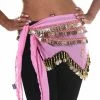 Miss Belly Dance BOTTOMS Belly Dance Chiffon Zig Zag Design Hip Scarf | STARLIT DREAM