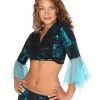 Miss Belly Dance Belly Dance Choli Top With Tulle |PERA N' PIASLEY TOP TOPS