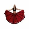 Miss Belly Dance Belly Dance Cotton Circular Skirt WithTrim | TANOR SKIRT BOTTOMS