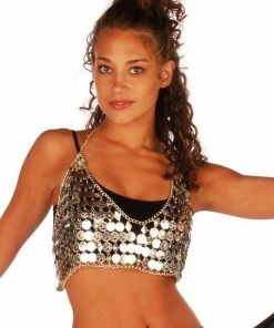 Miss Belly Dance Belly Dance Coined Bra | GRECIAN COINS