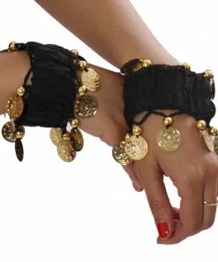 Miss Belly Dance Belly Dance Coined Wrist Bands | WRIST JINGLE JEWELRY & ACCESSORIES