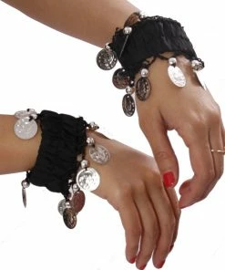 Miss Belly Dance Belly Dance Coined Wrist Bands | WRIST JINGLE JEWELRY & ACCESSORIES