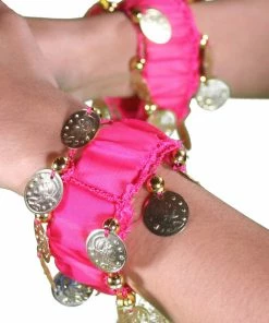 Miss Belly Dance Belly Dance Coined Wrist Bands | WRIST JINGLE JEWELRY & ACCESSORIES
